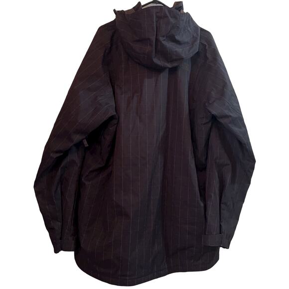 THE NORTH FACE Hooded Jacket ~ Windowpane Black ~ XL - Picture 2 of 11